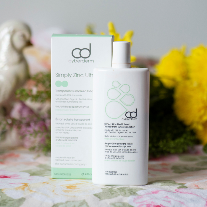 Cyberderm - Simply Zinc Lite Untinted SPF 50