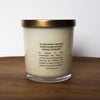 luxury ether element crystal infused soy intention candle incantation