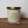 gemini zodiac crystal infused soy intention candle incantation