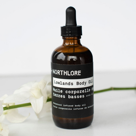 Northlore Body Oil Made in Canada sustainabale vegan organic cruelty free