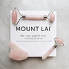 Mount Lai - The Rose Quartz Trio Soothing Facial Set, facial roller, gua sha