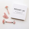 Mount Lai - The Rose Quartz Trio Soothing Facial Set, facial roller, gua sha