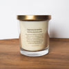 sagittarius zodiac crystal infused soy intention candle incantation