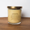scorpio zodiac crystal infused soy intention candle incantation