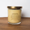 scorpio zodiac crystal infused soy intention candle incantation