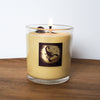 lit luxury scorpio zodiac crystal infused soy intention candle