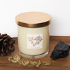 luxury earth element crystal infused soy intention candle