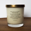 waning moon crystal infused soy intention candle incantation