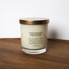 water element crystal infused soy intention candle incantation