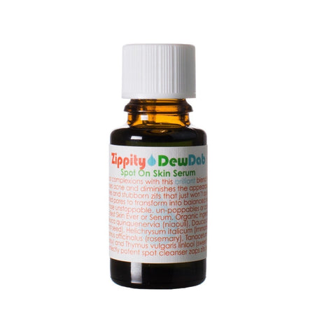 Living Libations - Zippity DewDab 15ml essential oil, zit spot treatment, acne treatment, pimple spot treatment made in canada, cruelty free, vegan skincare 